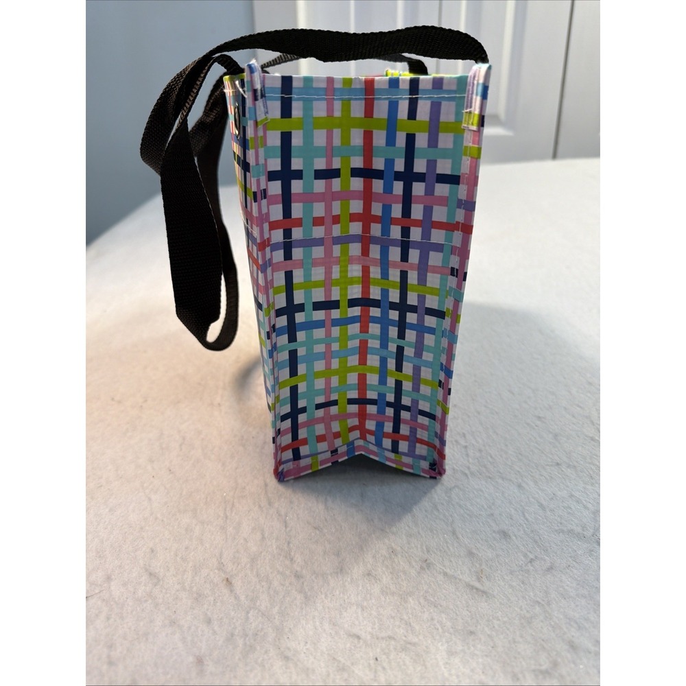 SCOUT BJ Bag Pocketette Daschund Tote Multi Color Stripe Water Resistant  Bag - Picture 2 of 13